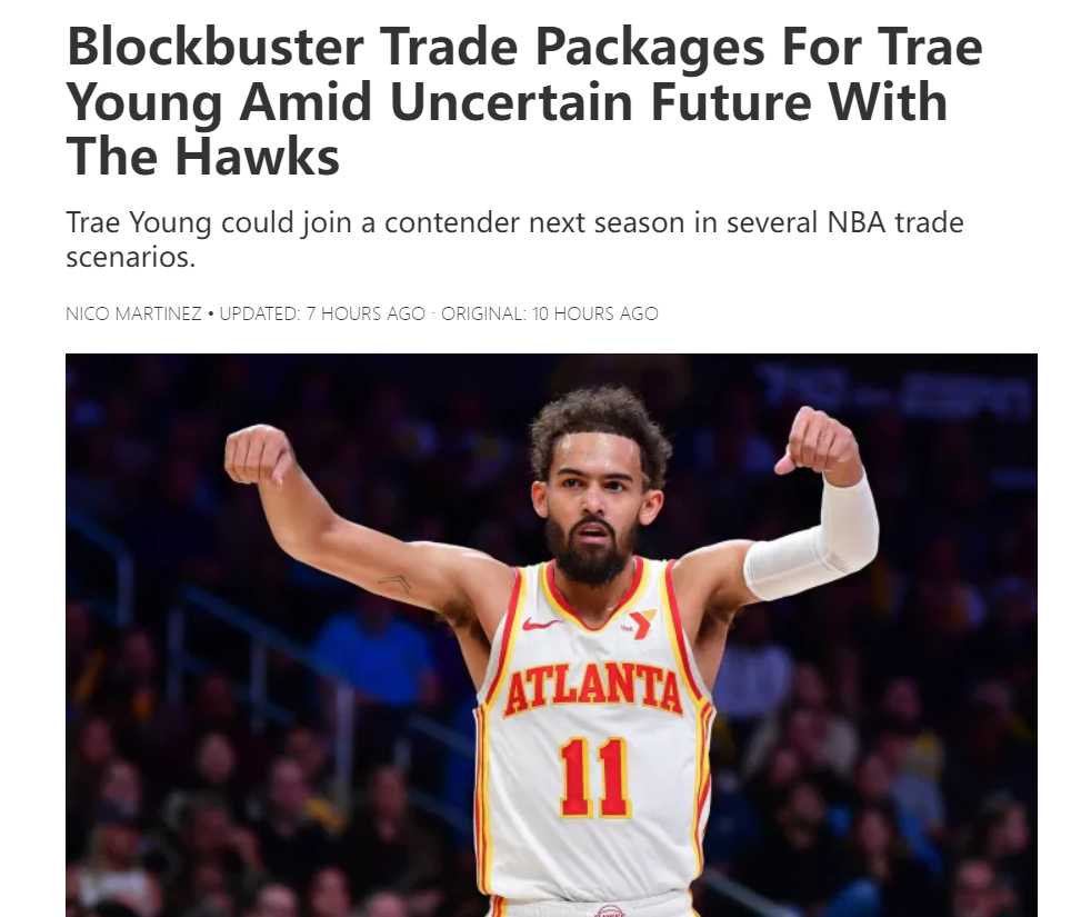 场均24+11上货架？美媒模拟4方案至多换1首轮 26岁吹杨上限已定？