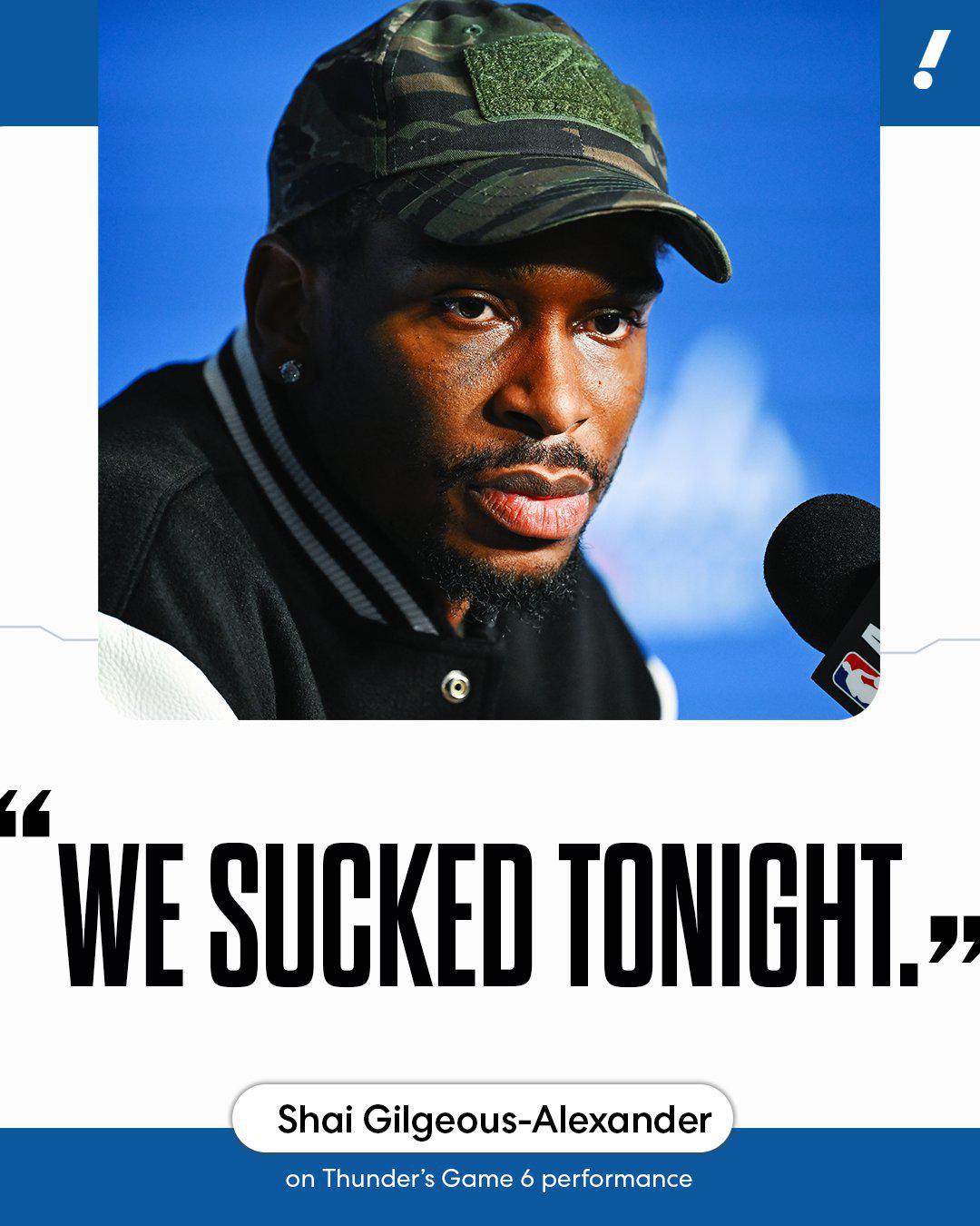 赛后飙脏话！亚历山大：今晚我们表现烂透了，必须吸取教训