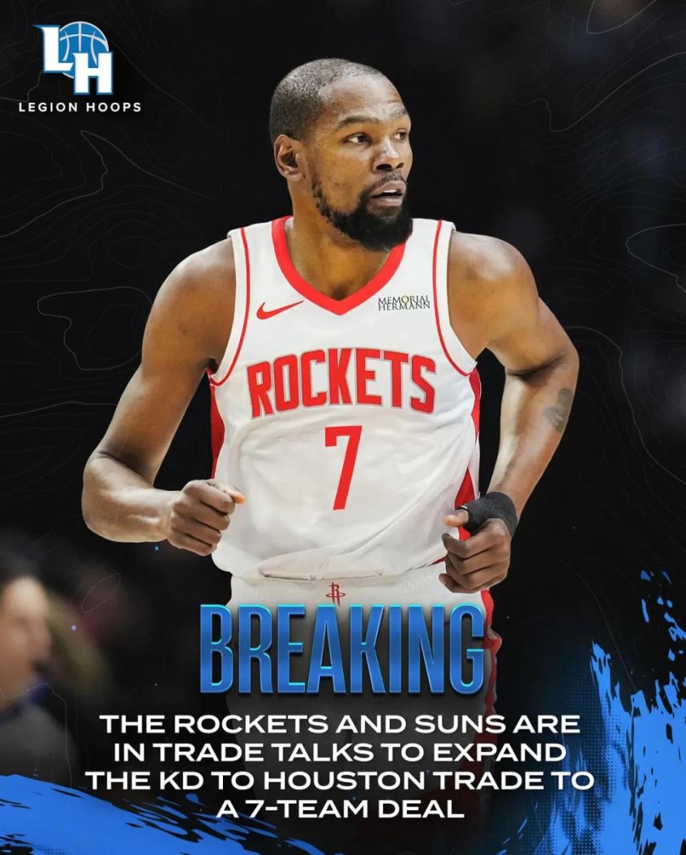 开云APP-杜兰特交易有变，7队参与！怪不得姚明携全家出现在休斯敦