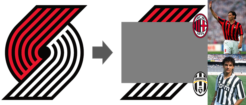开云娱乐-篮球的背后是足球？波特兰开拓者队徽演变史