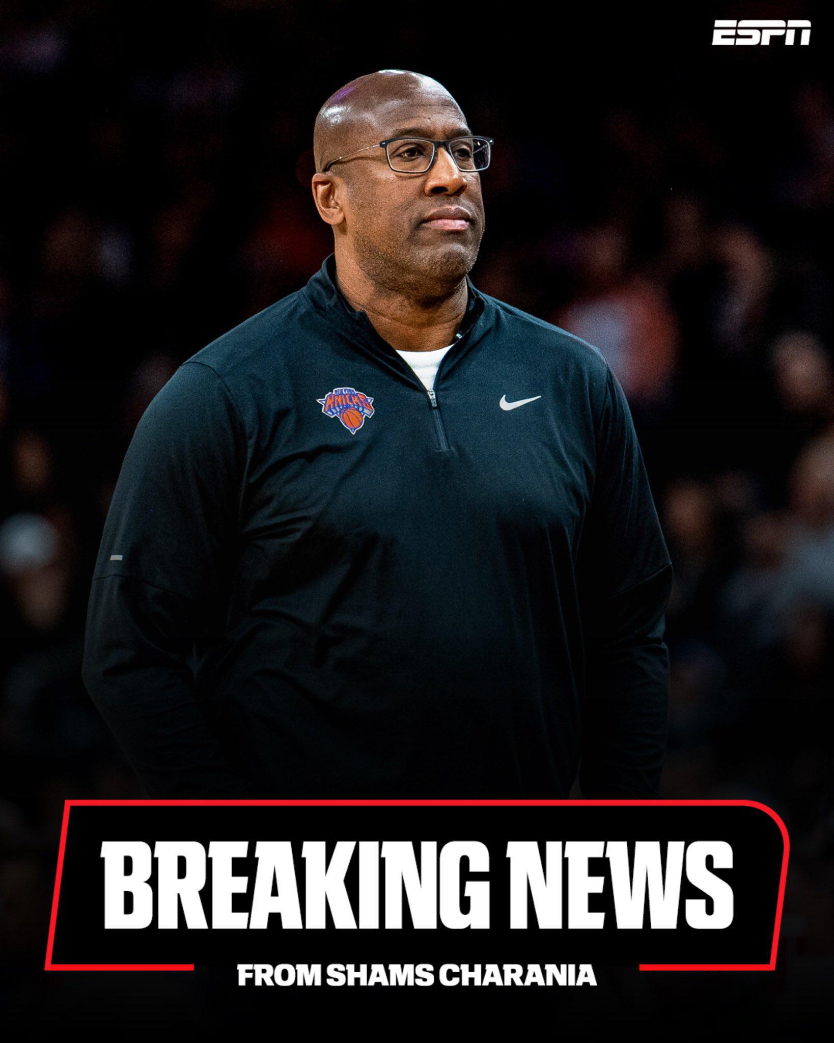 开云在线-美记：迈克·布朗已口头同意担任尼克斯主帅，预计下周初正式签约