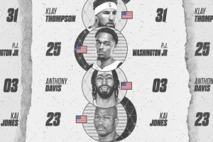 独行侠VS篮网首发：浓眉复出 搭档克莱&amp;丁威迪&amp;凯-琼斯&amp;华盛顿