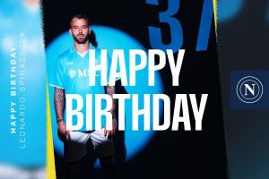 生日快乐！那不勒斯官方发文庆祝斯皮纳佐拉32岁生日