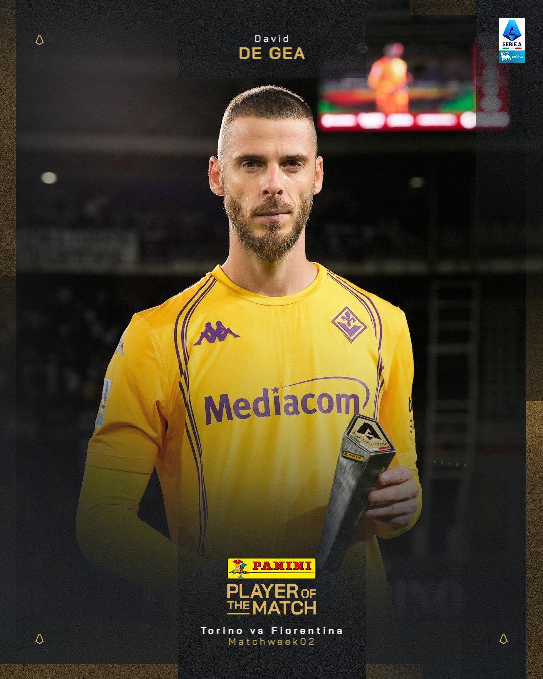 开云娱乐-单场4扑救！官方：德赫亚当选都灵vs佛罗伦萨一役全场最佳