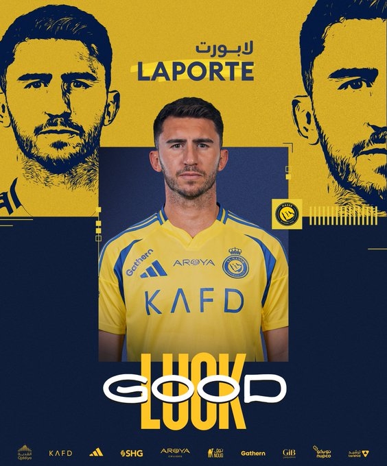 开云入口-此前一度接近告吹，利雅得胜利官方：拉波尔特转会毕尔巴鄂竞技