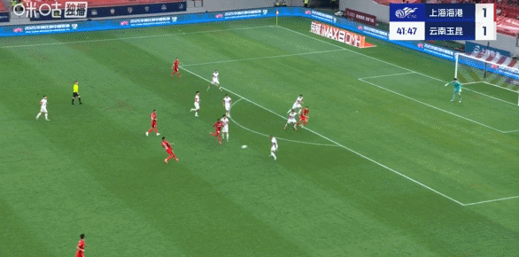 开云官网-中超战报:刘若钒两射一传,上海海港4-2云南玉昆