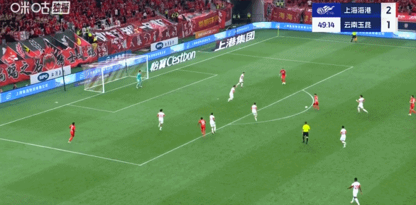 开云官网-中超战报:刘若钒两射一传,上海海港4-2云南玉昆