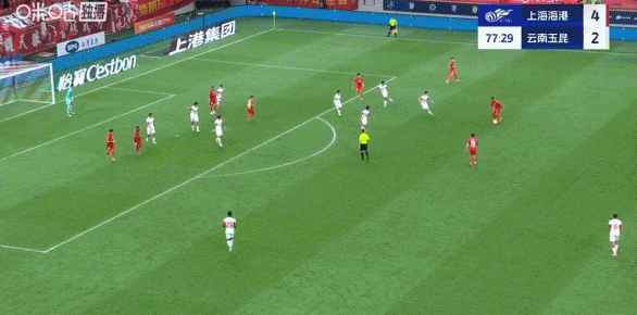 开云官网-中超战报:刘若钒两射一传,上海海港4-2云南玉昆