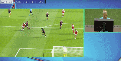 阿森纳女足2-1里昂占先机，史密斯破门，布兰德进球难救主