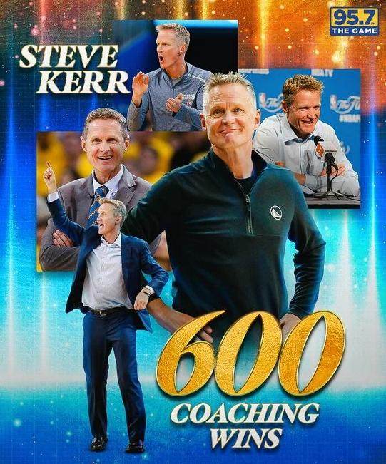 开云-科尔成NBA历史第四快600胜教练 续约问题悬而未决
